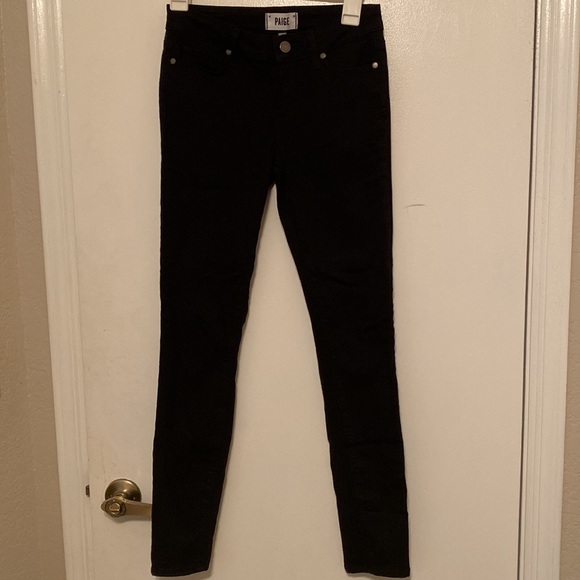 Paige Verdugo Ultra Skinny Black Overdye Size 26 - Picture 4 of 7
